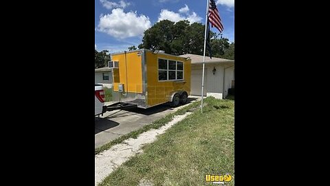 NEW!! 2025 7' x 14' Kitchen Food Concession Trailer with Pro-Fire System for Sale in Florida!