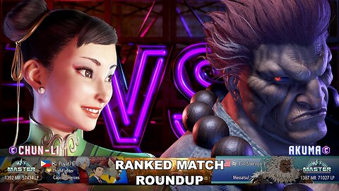 Kuya Kalbo SF6 Ranked Match Roundup. Chun Li Master Rank [Hori Fight Stick]