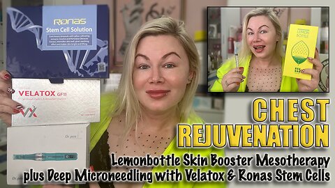 Chest Rejuvination with Pdrn Meso and Velatox Deep Microneedle! AceCosm.com and code jessica10 Saves