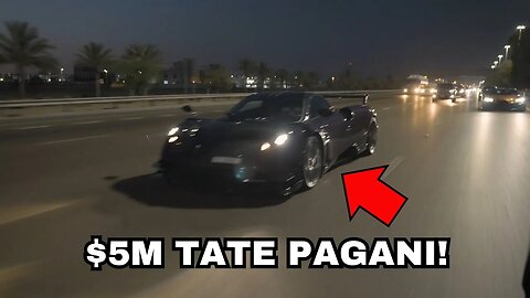 Andrew Tate's $5M Pagani & $6M Bugatti BREAK The streets of Dubai!