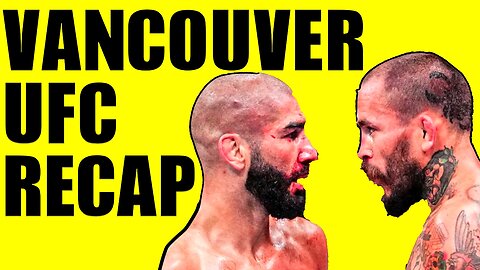 UFC VANCOUVER RECAP: De Ridder Chokes, Mallott Prevails, Zahabi Rolls On!
