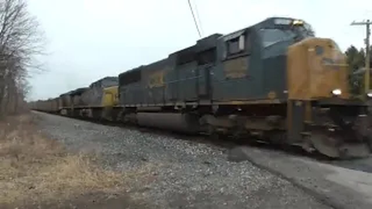 CSX E700 Empty Coal Train from Lodi, Ohio December 22, 2023