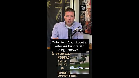 Why Are Posts About a Veterans Fundraiser Being Removed?