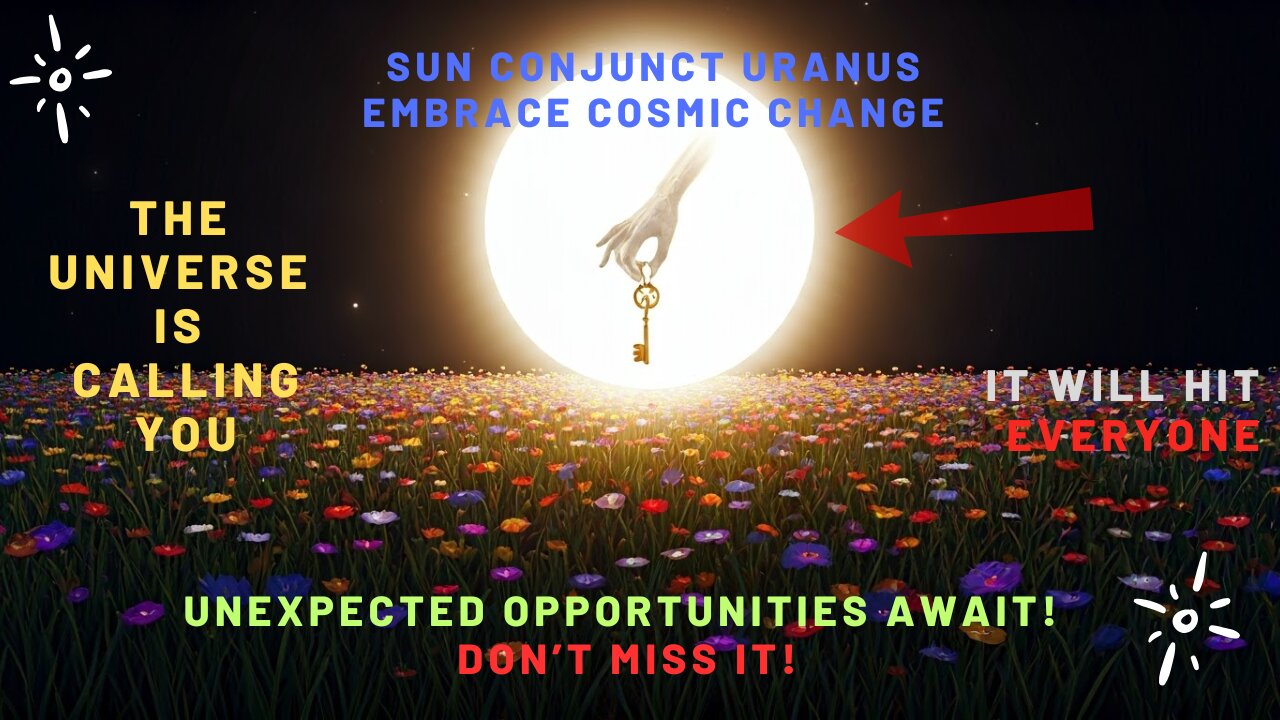 Sun Conjunct Uranus: Unexpected Opportunities Await