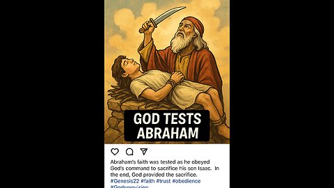 “God Tested Abraham’s Faith with His Son / Genesis 22 Powerful Bible Story