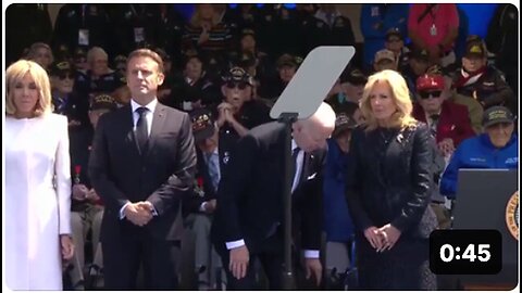 Joe Biden's Embarrassing Episode Targets Macron at D-Day Celebration