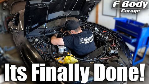 Finally Done Installing My Procharged 408 Stroker in My 2001 Pontiac Trans Am.