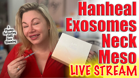 Live Hanheal Exosomes Neck Mesotherapy & EMS face Slimming, Code Jessica10 Saves You Money