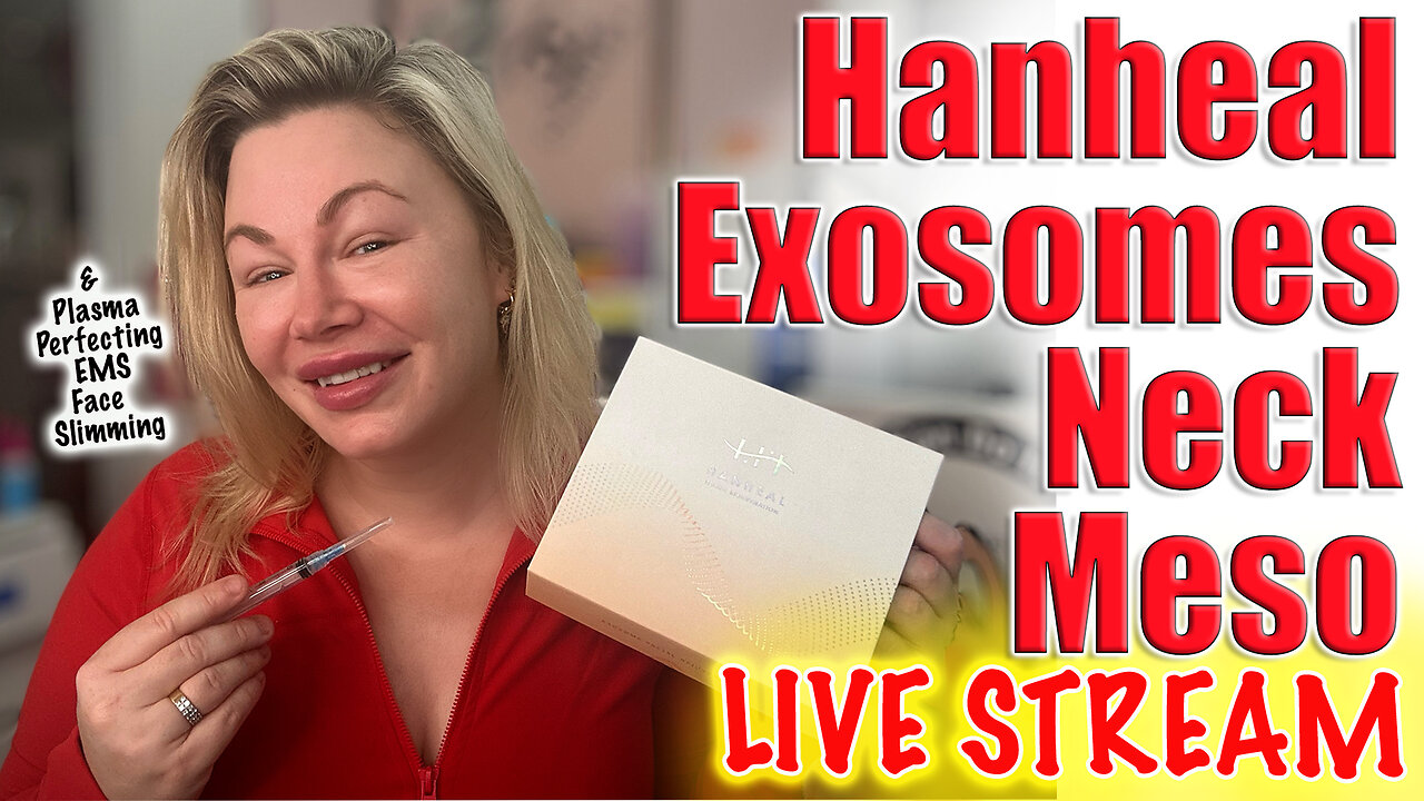 Live Hanheal Exosomes Neck Mesotherapy & EMS face Slimming, Code Jessica10 Saves You Money