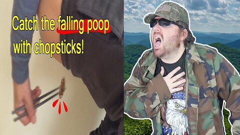 Catch Your Poop With Chopsticks! - The Latest Poop Challenge (MinoPoop) - Reaction! (BBT)