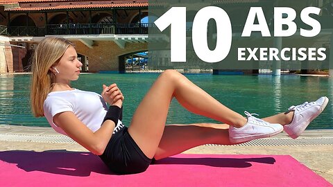 Mari Kruchkova | 10 Exercises for ABS ⁄ ABS Workout ⁄ Stay fit on a vacation