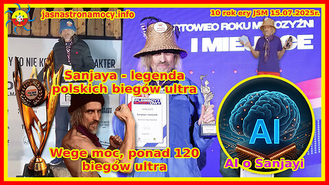Sanjaya - legenda polskich biegów ultra Wege moc, ponad 120 biegów ultra AI o Sanjayi