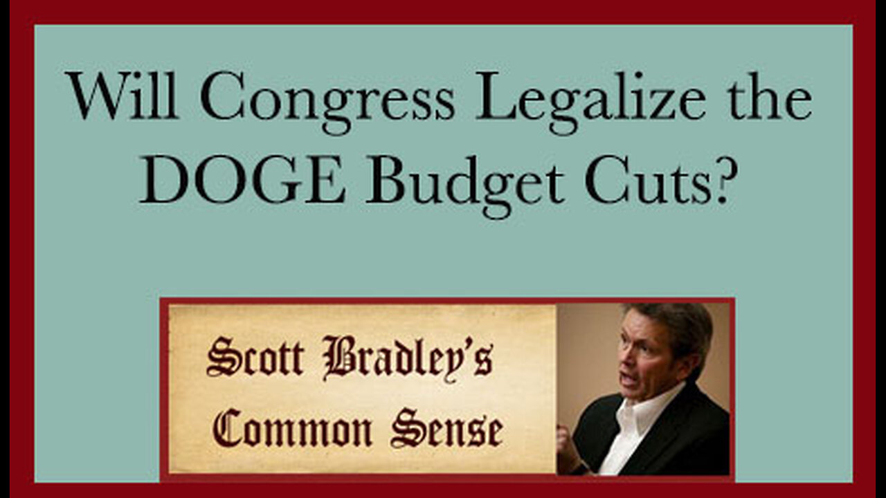 Will Congress Legalize the DOGE Budget Cuts?