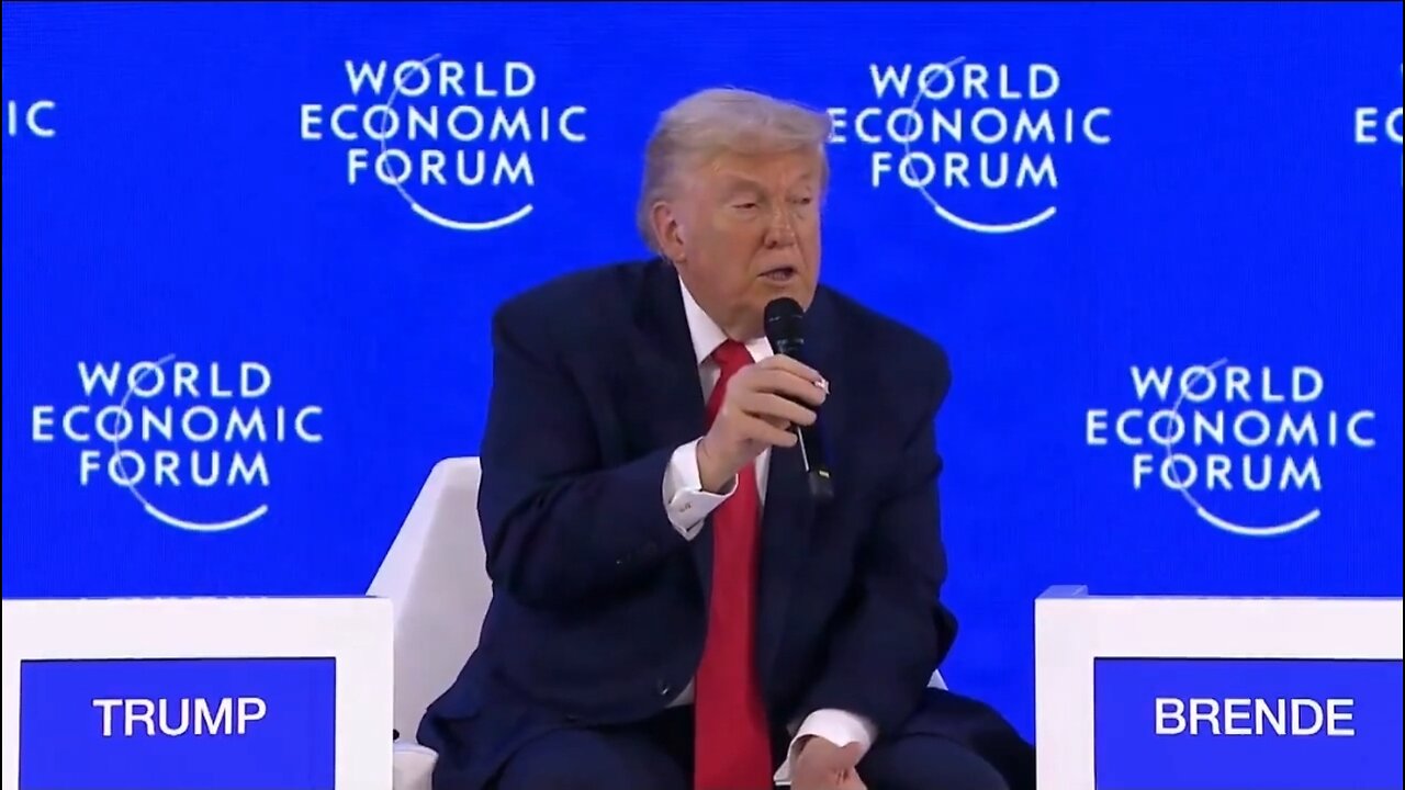 Trump in Davos Warns Hamas