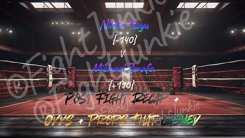 Bad Blood Nikita Tszyu V Michael Zerafa Ends In No Contest After Zerafa Pulls "I Can't See" Con!