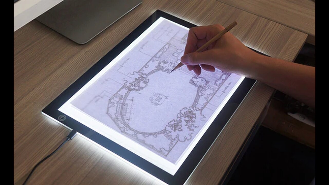 Ultra-thin Portable Copy Station With LED, Ideal For 2D Animation, Calligraphy, Sketching & Drawing