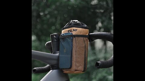 Road and Mountain Bike Front Frame Bag with Water Bottle Holder