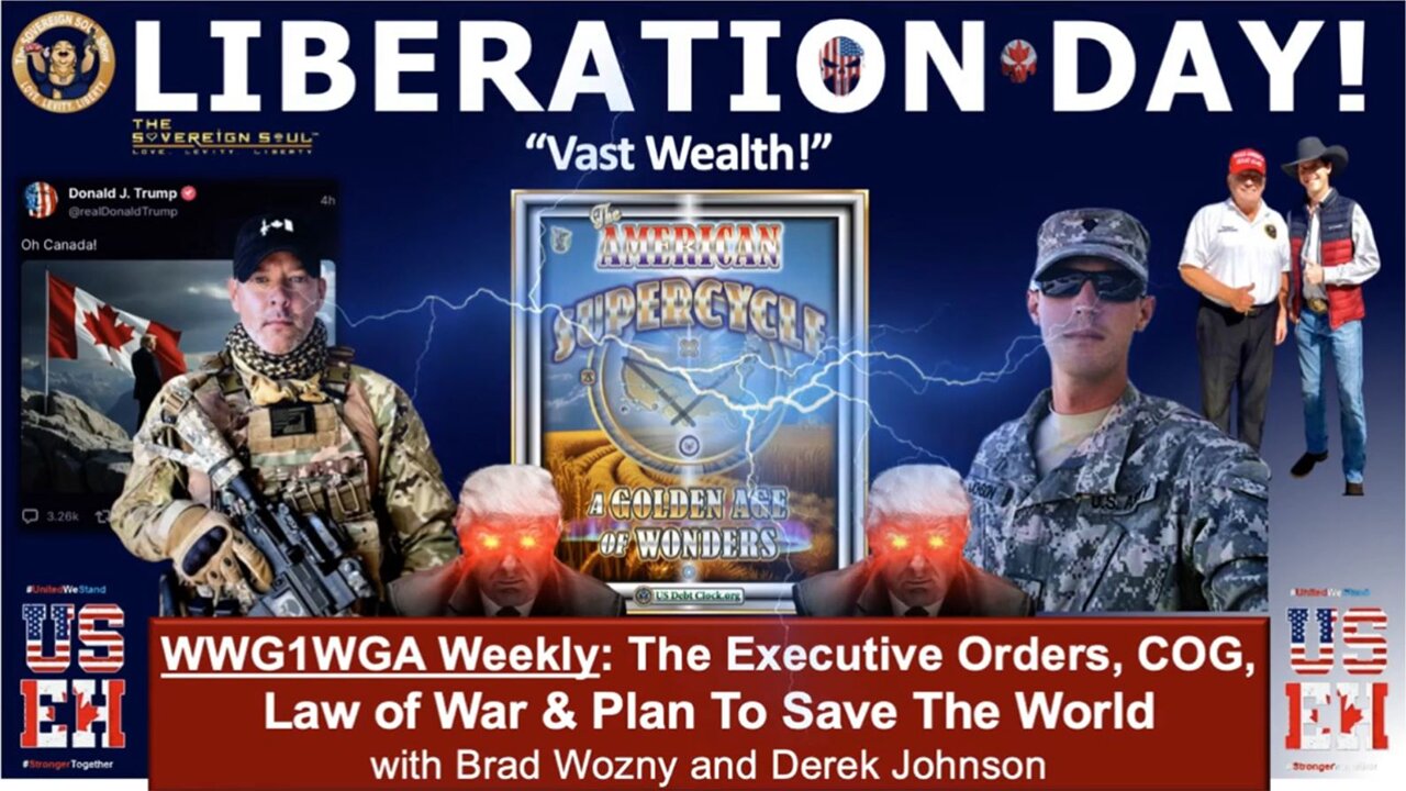 Derek Johnson Update Today Apr 3: "CIC Trump's LIBERATION DAY! "Vast Wealth" For Americans & More"