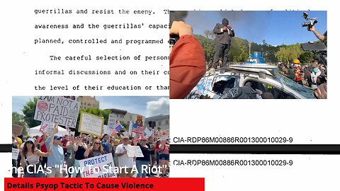The CIA's "How To Start A Riot" Guide Details Psyop Tactic To Cause Violence
