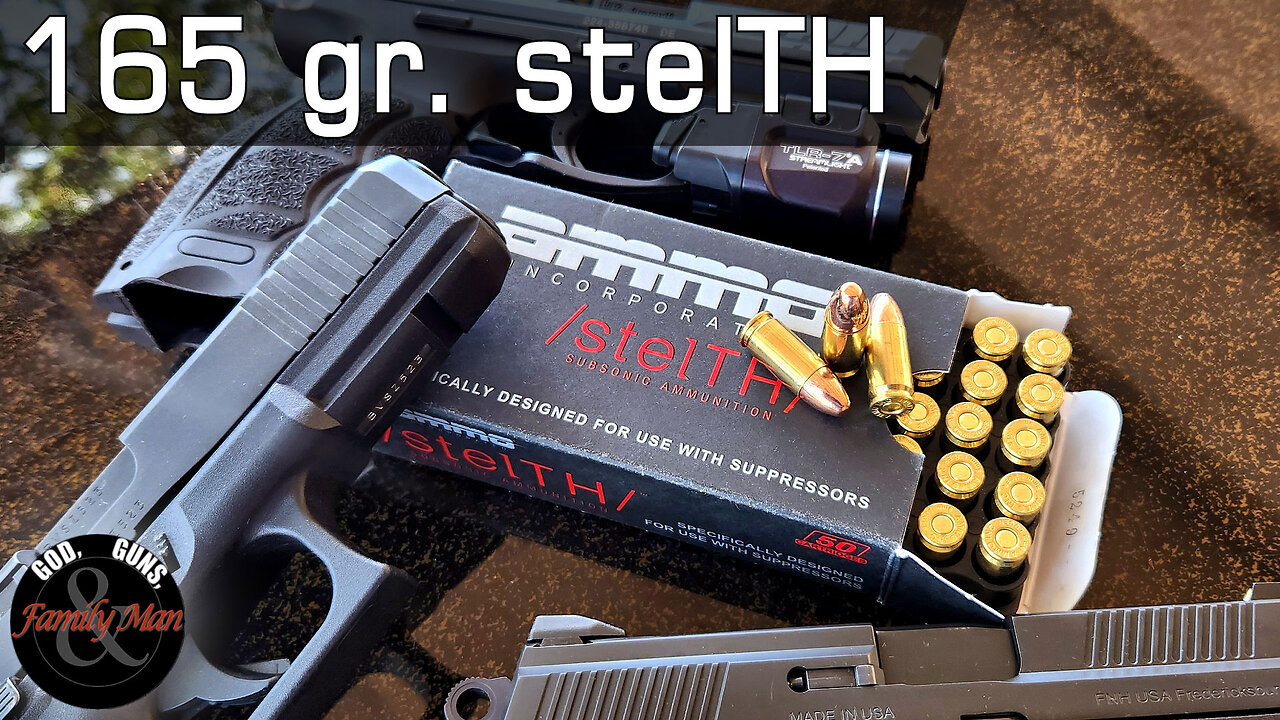 A 165 gr. 9mm bullet? Reviewing Ammo Inc's StelTH with HK VP9, FNX, and Glock 17