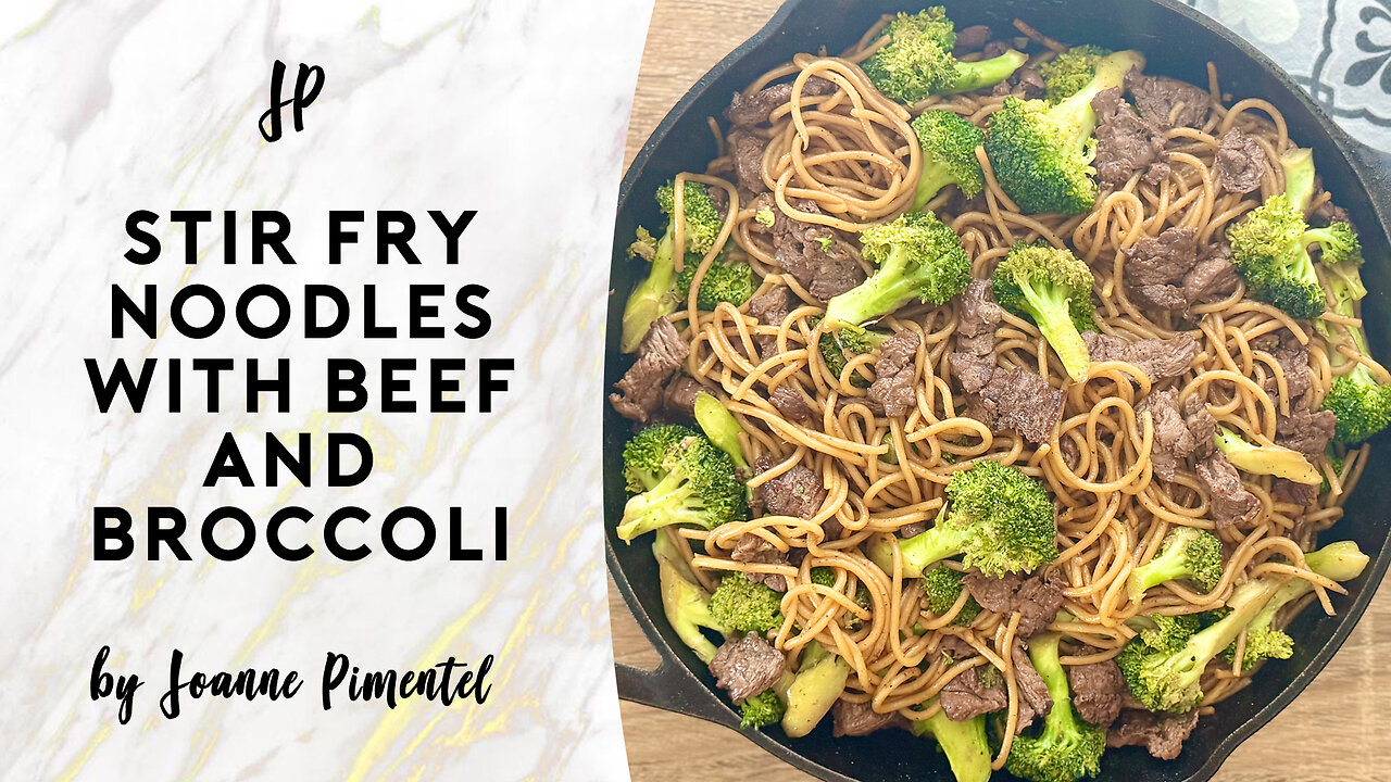 STIR FRYNOODLES WITH BEEF & BROCCOLI