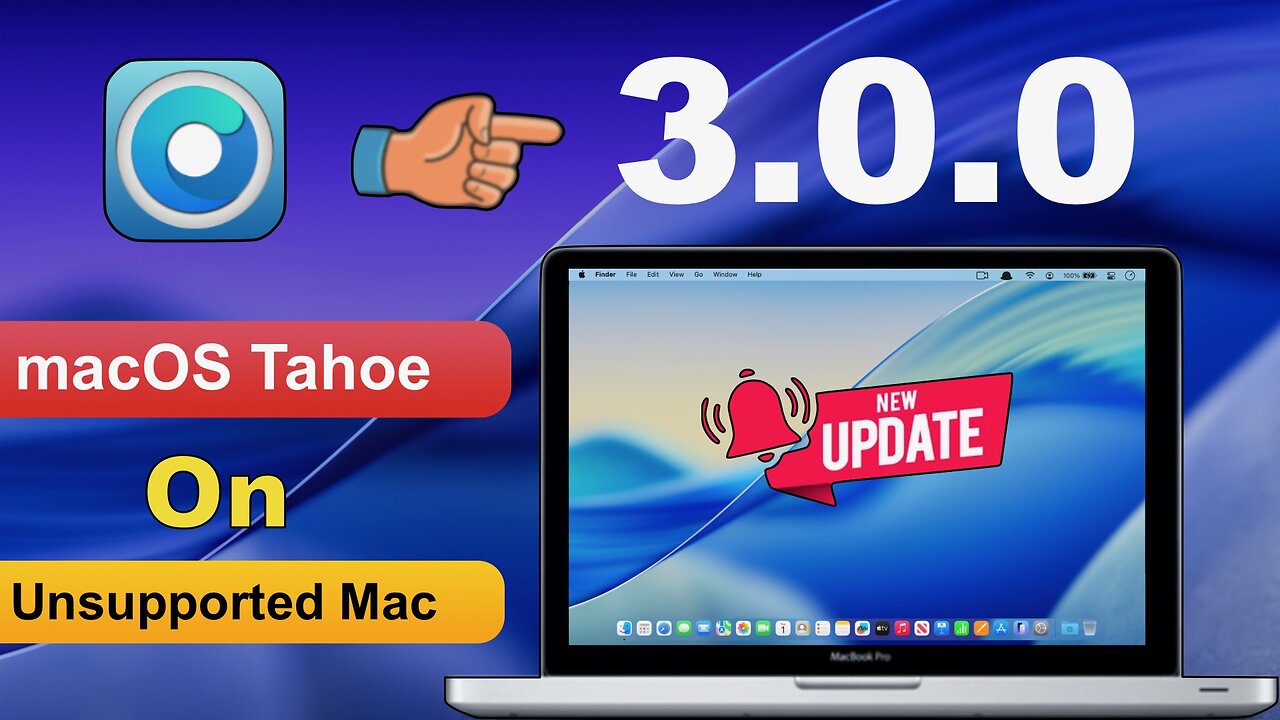 Install macOS Tahoe on an Old unsupported Mac | OCLP 3.0.0 Beta Update | Internet issue Fix 🔥🔥🔥