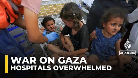 Israeli attacks in Gaza City leave hospitals overwhelmed, dozens of children injured