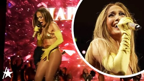 See Jennifer Lopez Laugh Off WARDROBE MALFUNCTION Onstage