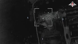 Geran-2 and Lancet loitering munitions attack on an AFU long-range UAV command post near Zhadovo