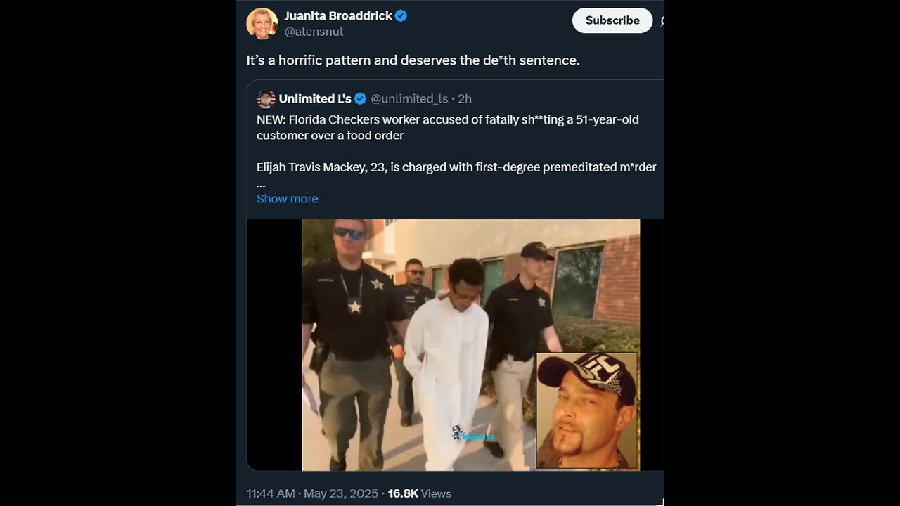 NEW: Florida Checkers worker accused of fatally sh**ting a 51-year-old customer over a food order