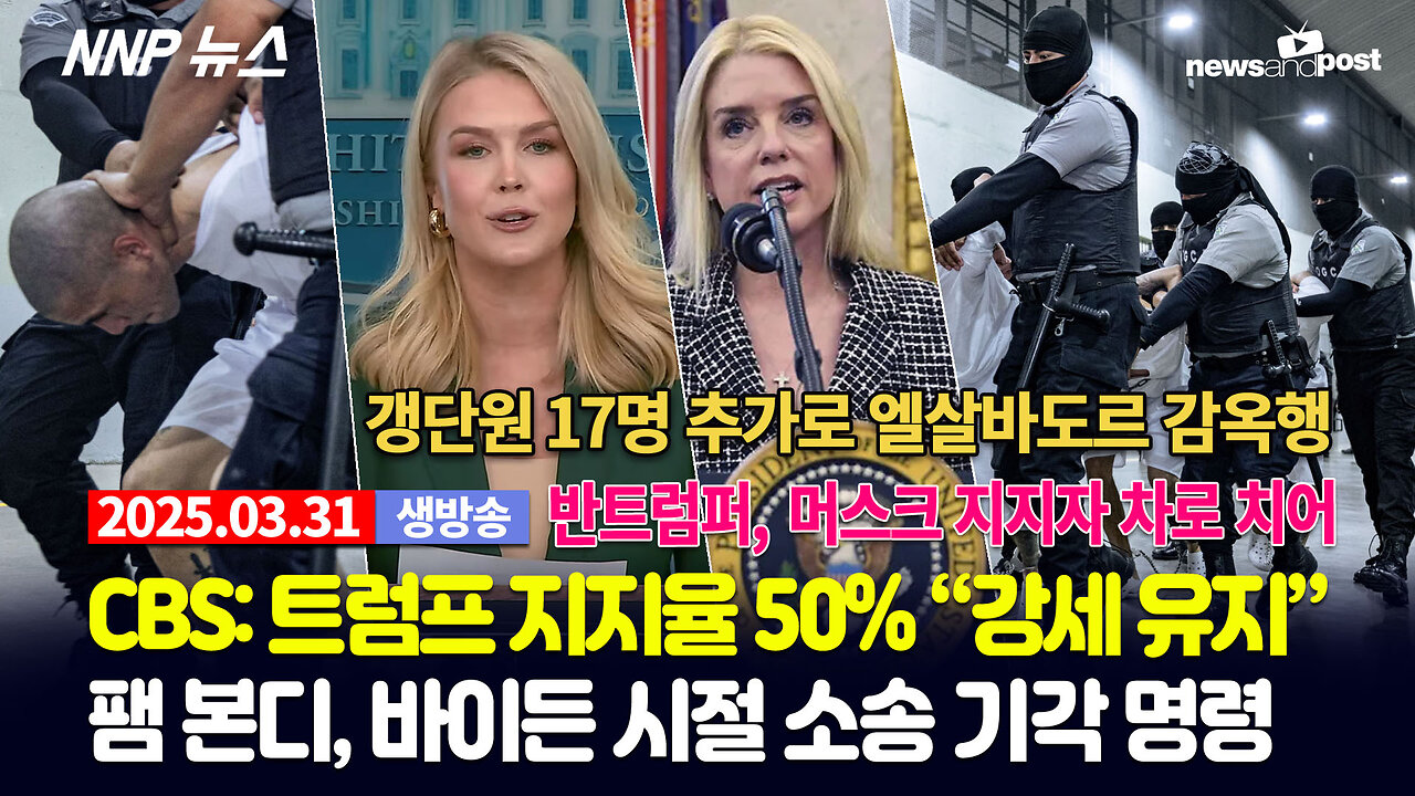 [NNP 뉴스 생방송] 2025년 3월 31일(월)