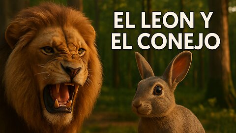 El León y el Conejo Astuto | Cuento con Moraleja | Historia Animada