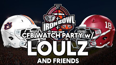CFB WATCH PARTY | IRON BOWL AND MORE | DIRTY COUCH STREAM