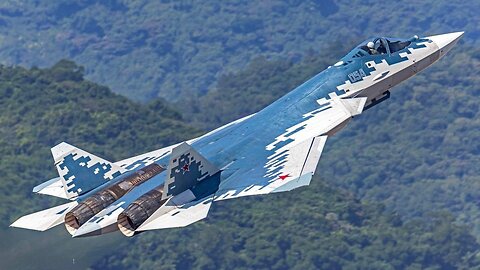 Fifth-generation fighter Sukhoi Su-57 Felon