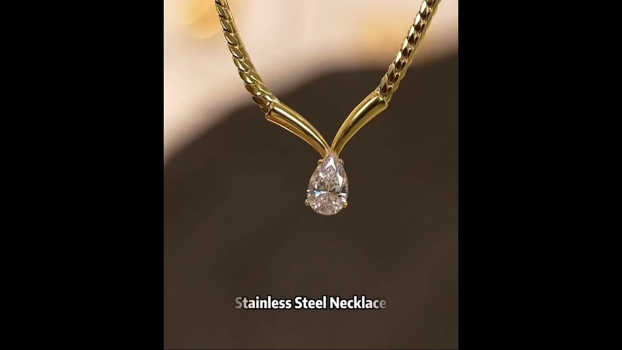 Gold plated necklace