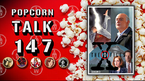 🔴LIVE - Popcorn Talk #147 - The X-Files S3 E3 - E4 (1993)