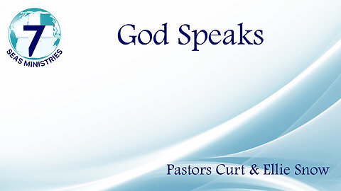 God Speaks