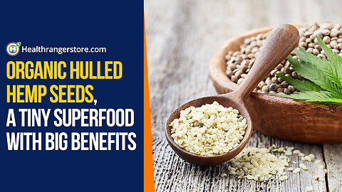 Organic Hulled Hemp Seeds, a tiny superfood with big benefits