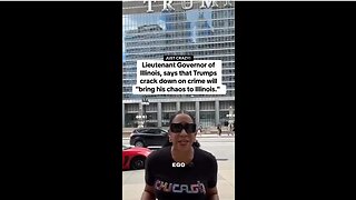 Lt Governor of Illinois says Donald Trump making Chicago safer, will bring “CHAOS”