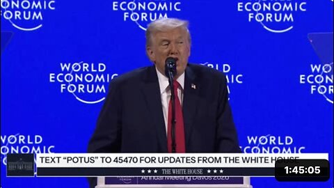 President Trump Delivers a Special Address to the World Economic Forum