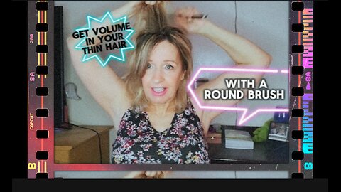 Blow Drying Brush Tutorial for Volume in Thin Hair