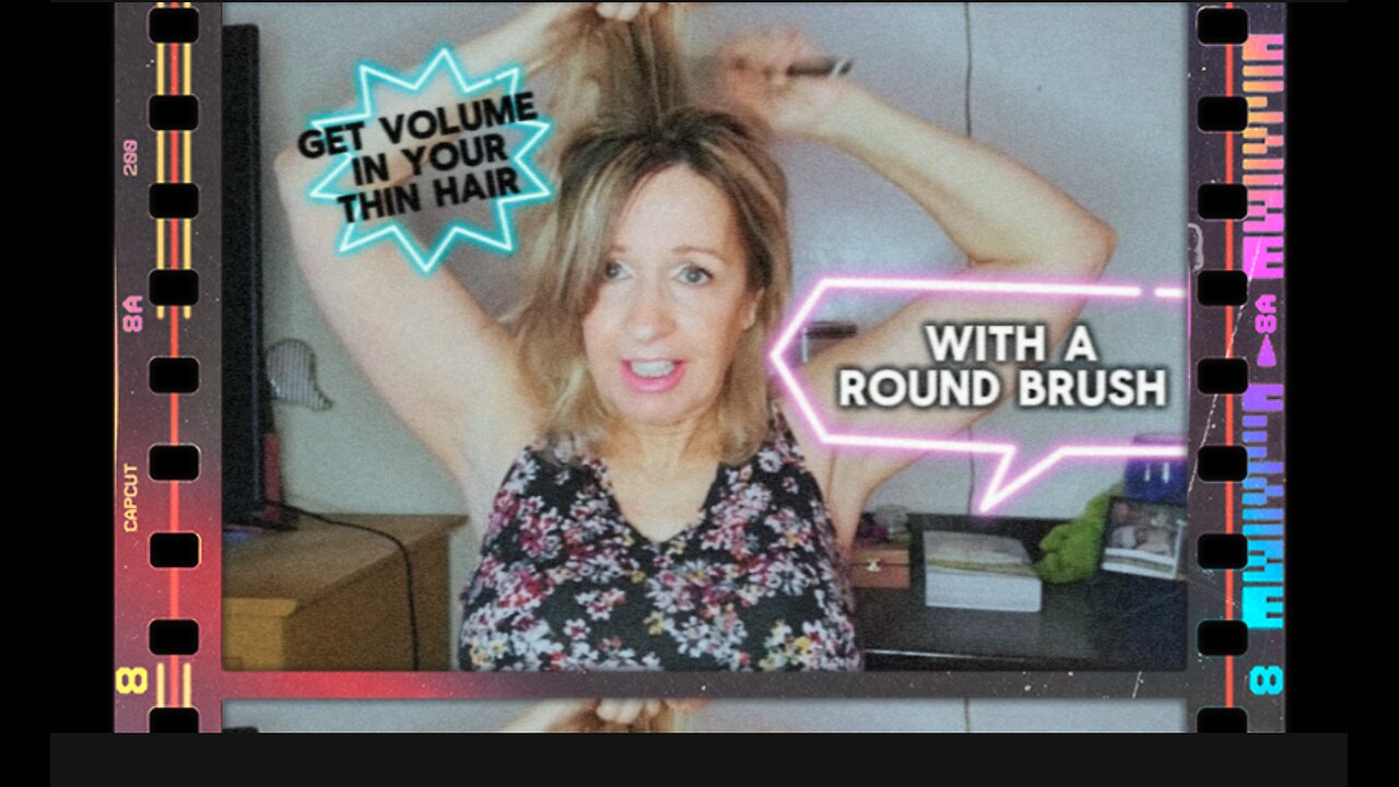 Blow Drying Brush Tutorial for Volume in Thin Hair