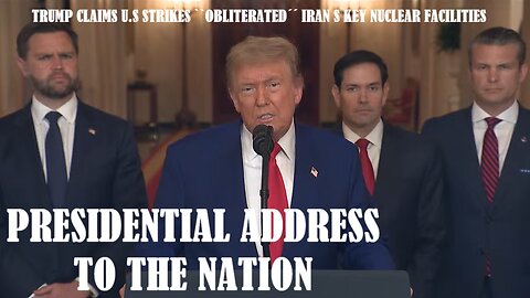 🚨 BREAKING: Trump Claims U.S. "Obliterated" Iran’s Nuclear Sites 🚨