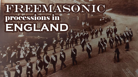 Historical pictures of Freemasonic public processions in England and related items