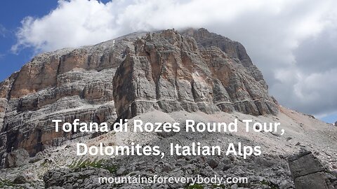 Tofana di Rozes Round Tour, Dolomites, Italian Alps