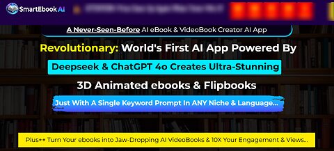Discover the power of Smart Book AI and create breathtaking 3D animated eBooks in any niche