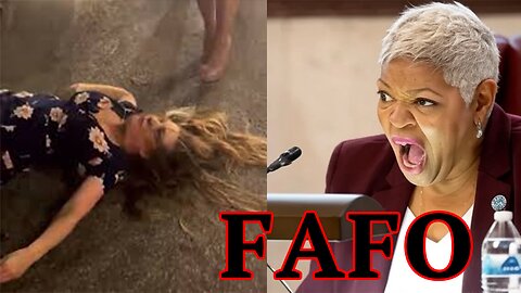 She FINDS OUT for CELEBRATING Ghetto Blacks BEATING Whites to a PULP! FAFO!