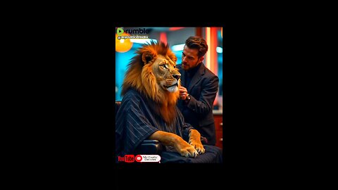 King of the Jungle Gets a Fresh Fade ✂️🔥 | Epic Barber Moment