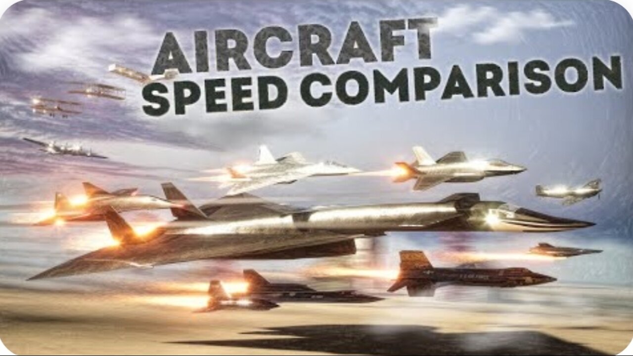 Speed Comparison 3D | Aircraft 🛩️