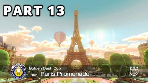 Mario Kart 8 Deluxe Grand Prix Mode - Part 13 - Golden Dash Cup 50cc | Switch | No Commentary